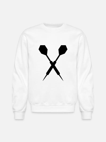 Dart - Unisex Crewneck Sweatshirt - white