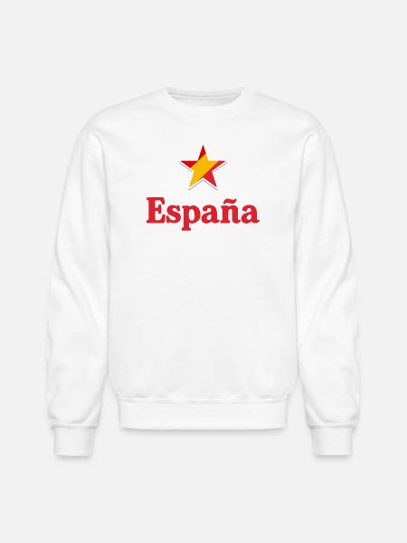 Stars of Spain - España - Unisex Crewneck Sweatshirt - white