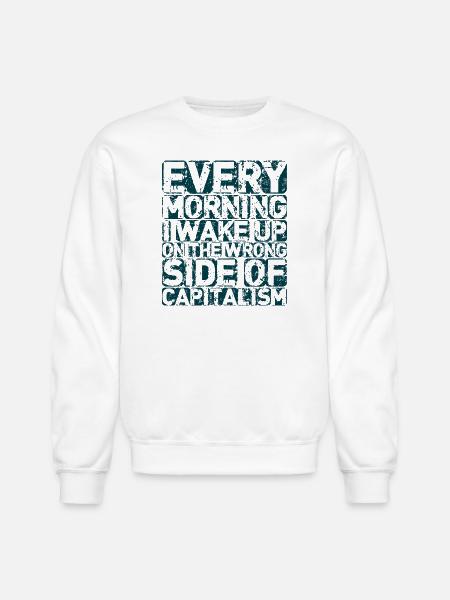 The Wrong Side - Unisex Crewneck Sweatshirt - white
