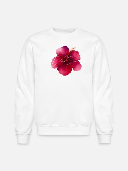 Value Flower - Unisex Crewneck Sweatshirt - white