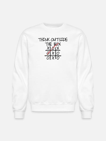 Crimson Diagonal Brushstroke - Unisex Crewneck Sweatshirt - white
