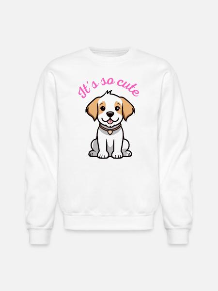 It's so cute - Unisex Crewneck Sweatshirt - white
