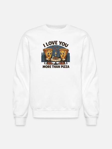 SLICE OF LOVE NYC - Unisex Crewneck Sweatshirt - white
