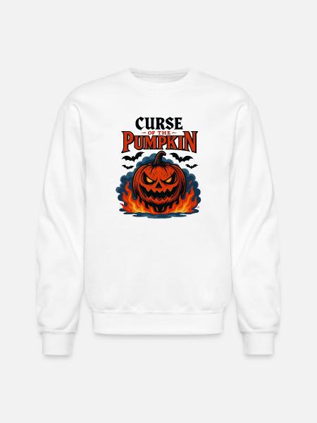 Curse of the Pumpkin - Unisex Crewneck Sweatshirt - white