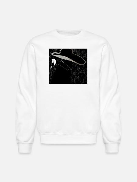 Slim Noir - Unisex Crewneck Sweatshirt - white