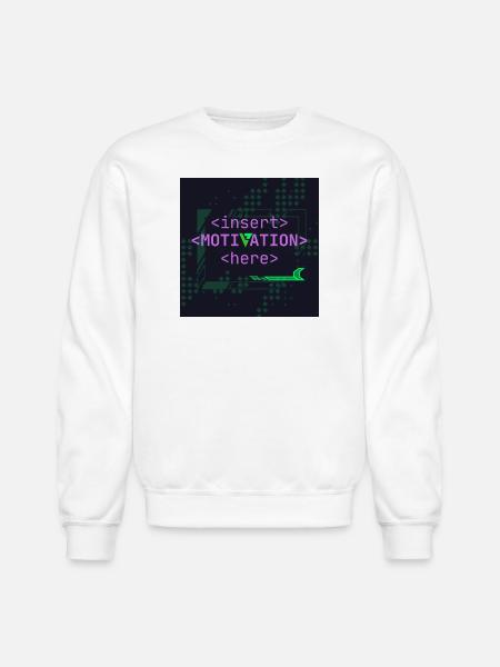 Motivation Slot - Unisex Crewneck Sweatshirt - white