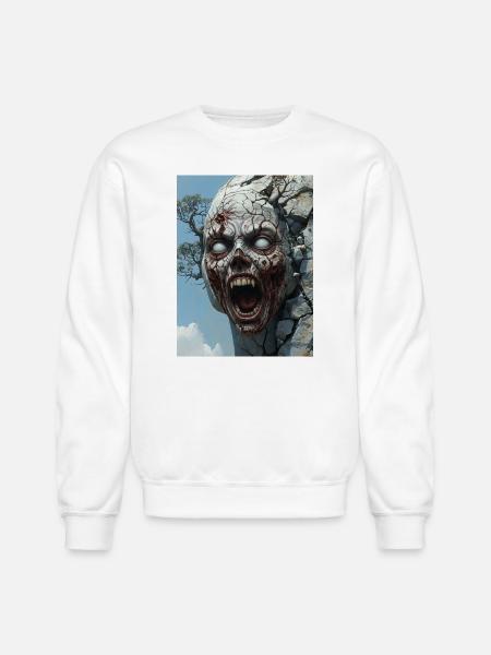 Untitled_design_-3-Nature’s Curse – Undead Horror - Unisex Crewneck Sweatshirt - white