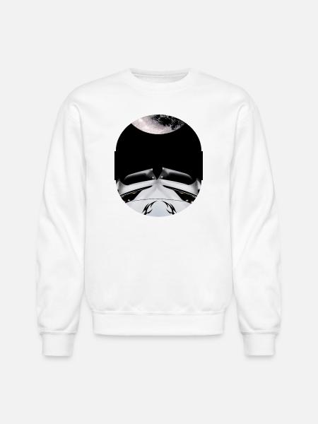 Moonlit Carfront Noir - Unisex Crewneck Sweatshirt - white
