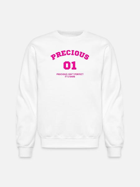 Precious 01 - Unisex Crewneck Sweatshirt - white
