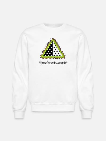 Anger the polkadots - Unisex Crewneck Sweatshirt - white