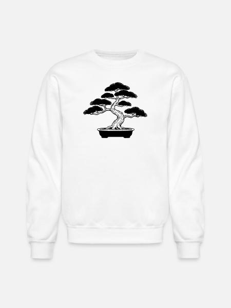 bonsai - Unisex Crewneck Sweatshirt - white