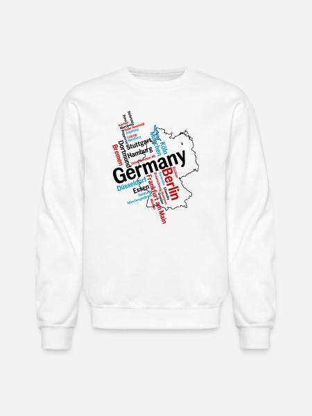 Germany - Unisex Crewneck Sweatshirt - white