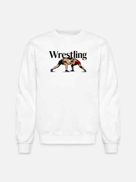 wrestling - Unisex Crewneck Sweatshirt - white