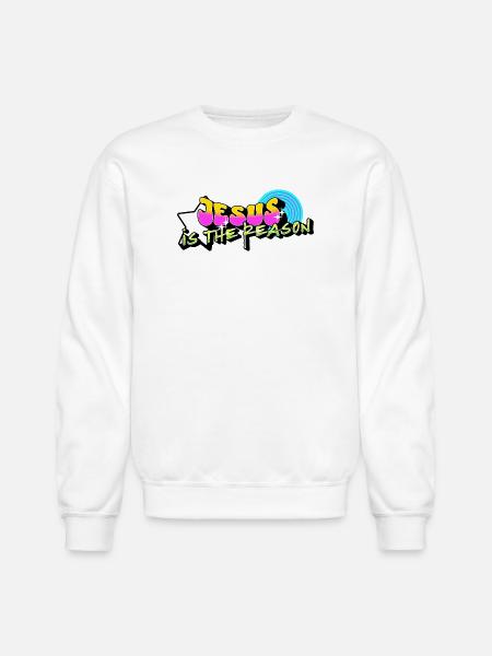 Jesus is the Reason - Unisex Crewneck Sweatshirt - white