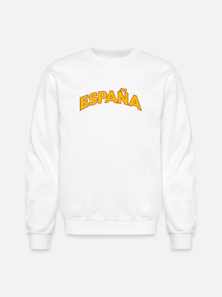 España 5 - Unisex Crewneck Sweatshirt - white
