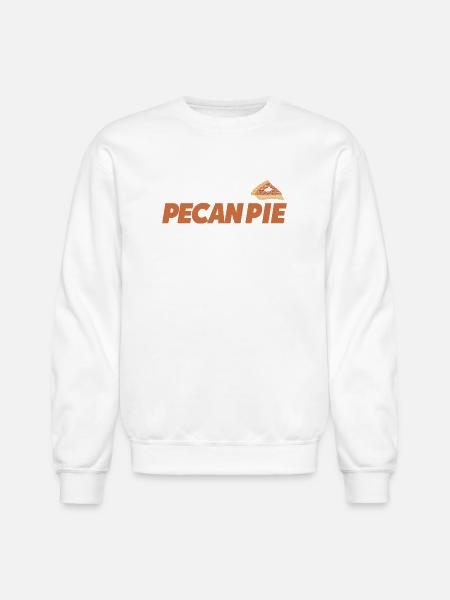 Pie Day Baking Pecan Pie - Unisex Crewneck Sweatshirt - white