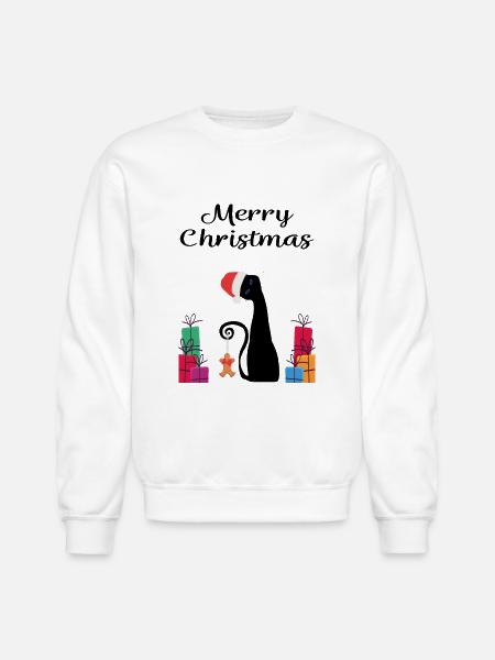 Merry Christmas ugly Christmas - Unisex Crewneck Sweatshirt - white