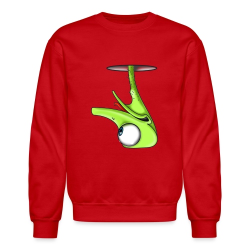 Funny Green Ostrich - Unisex Crewneck Sweatshirt
