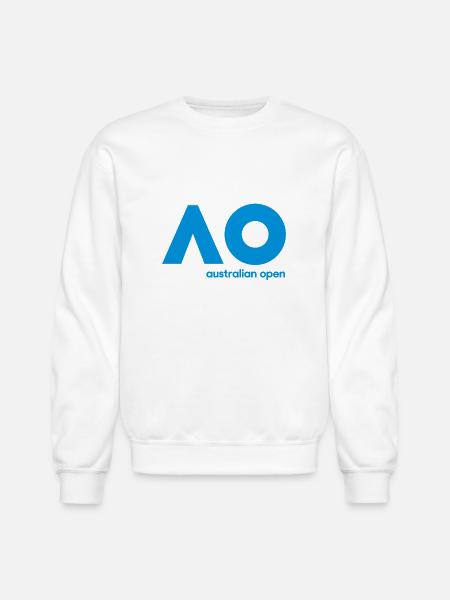australian open logo - Unisex Crewneck Sweatshirt - white