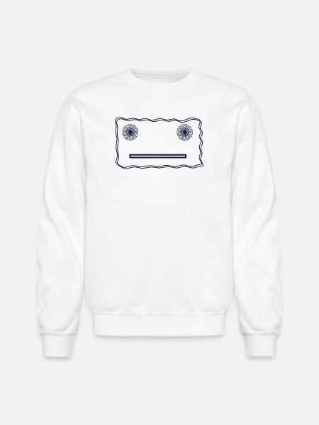 Happy Face - Unisex Crewneck Sweatshirt - white