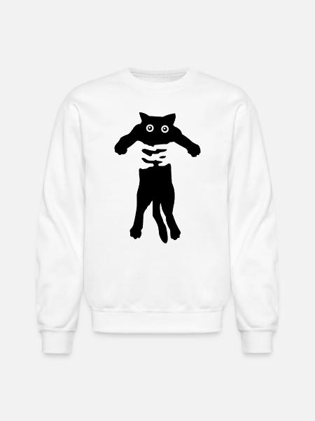 Flow cat - Unisex Crewneck Sweatshirt - white