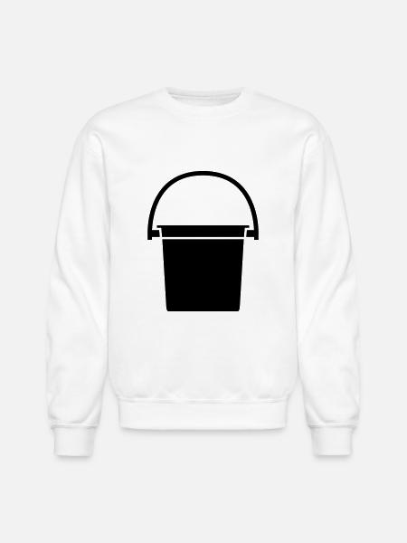 bucket - Unisex Crewneck Sweatshirt - white
