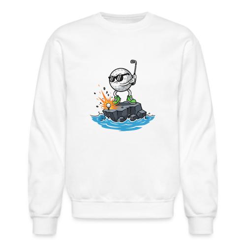 Play It As It Lies Bad Golfer Quote Cotton - Unisex Crewneck Sweatshirt
