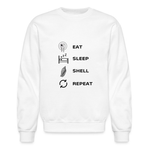 Eat, sleep, shell, repeat - Unisex Crewneck Sweatshirt