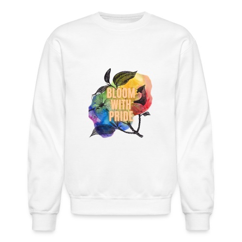 Bloom With Pride - Unisex Crewneck Sweatshirt