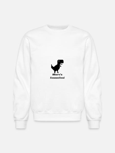 Dinosaures connection - Unisex Crewneck Sweatshirt - white