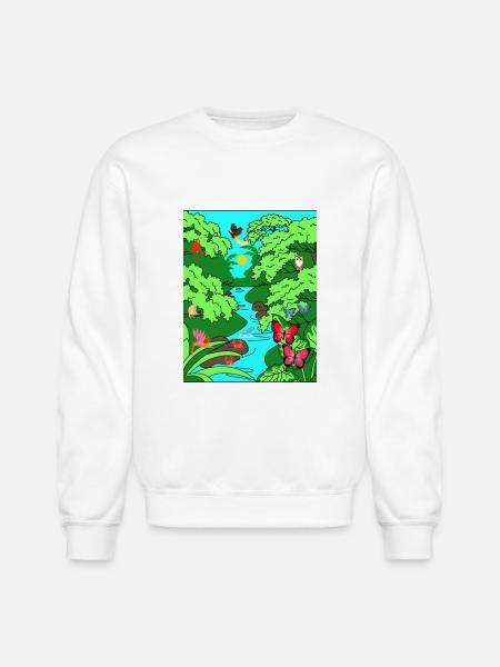 SCARLET SABLE - Unisex Crewneck Sweatshirt - white
