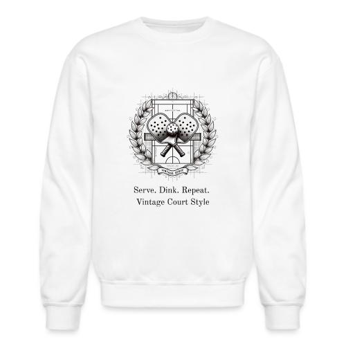 Vintage Pickleball T-Shirt, Mug, & Poster - Unisex Crewneck Sweatshirt