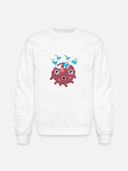 Ollie Twitter - Unisex Crewneck Sweatshirt - white
