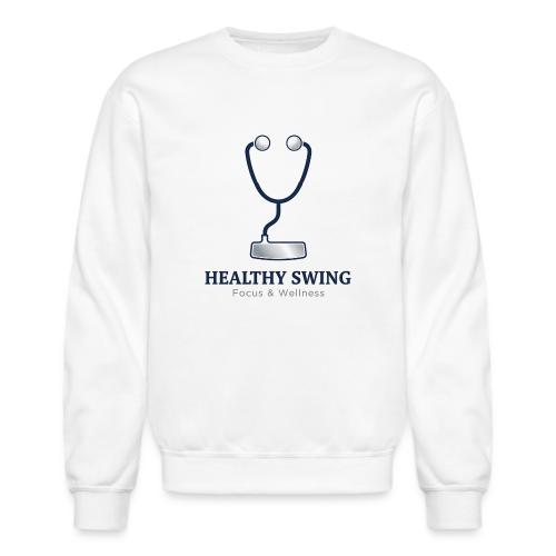 Healthy Swing - Medical Golf Gag Gift Tee for Men - Unisex Crewneck Sweatshirt