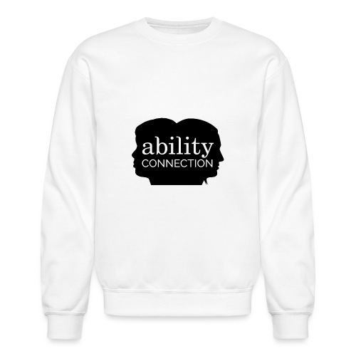 AbilityConnectionLogo Black 7in - Unisex Crewneck Sweatshirt