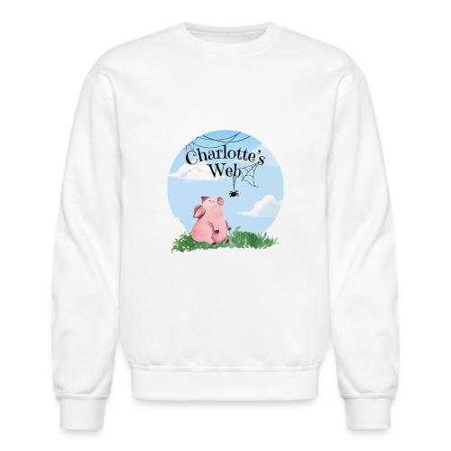 Charlotte's Web (Black Text) - Unisex Crewneck Sweatshirt