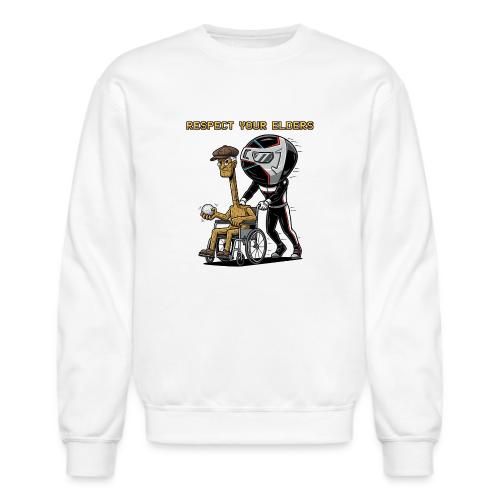 Respect Your Elders Design Golf Humor T-Shirt - Unisex Crewneck Sweatshirt