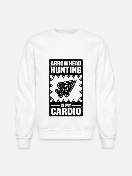 Collecting arrowheads - Unisex Crewneck Sweatshirt - white