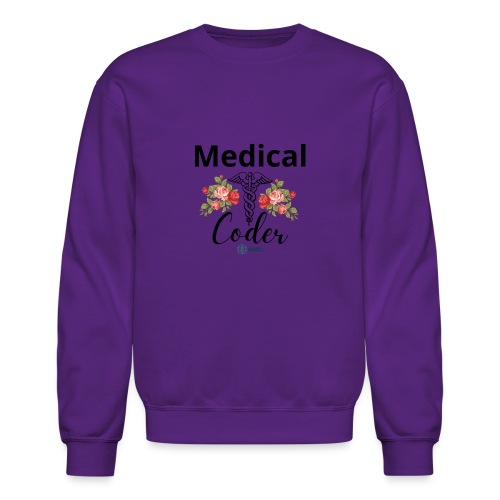 Medical Coder Rose Clothing AAPC - Unisex Crewneck Sweatshirt