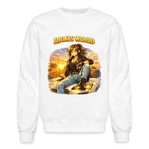 Djuki’s World – Sunset Drive - Unisex Crewneck Sweatshirt