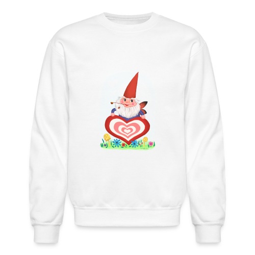 Gnome and Heart - Unisex Crewneck Sweatshirt