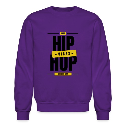 Throwback Hip-Hop Vibes Merch - Unisex Crewneck Sweatshirt