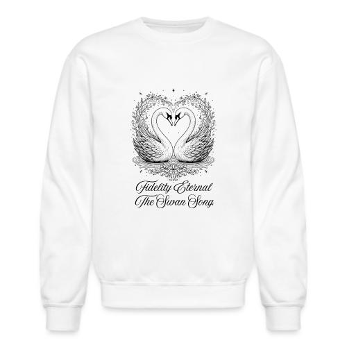 Poetic Swan T-Shirt - Unisex Crewneck Sweatshirt