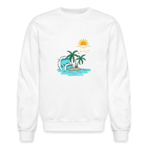 Retro Sunset Graphics - Unisex Crewneck Sweatshirt