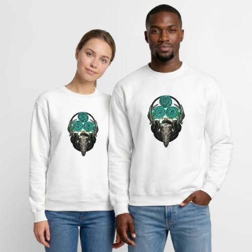 The Antlered Crown (Color Text) - Unisex Crewneck Sweatshirt