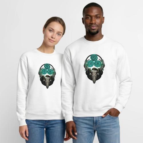 The Antlered Crown (No Text) - Unisex Crewneck Sweatshirt