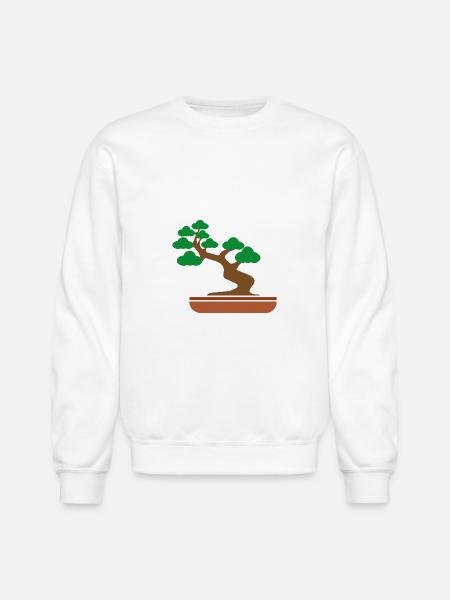 bonsai - Unisex Crewneck Sweatshirt - white
