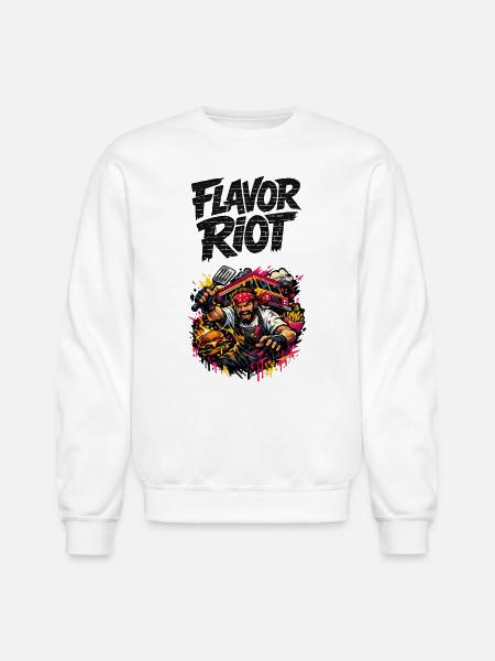 Rogue Kitchen Rider - Unisex Crewneck Sweatshirt - white