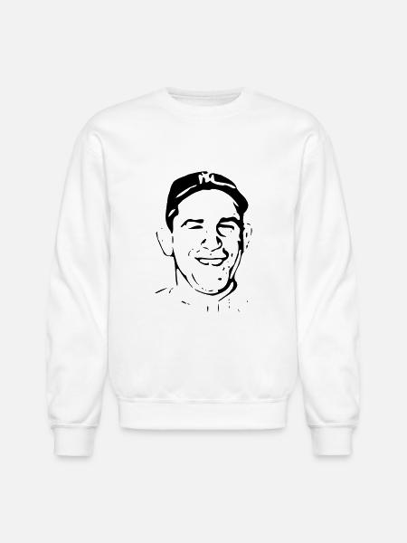 Yogi Berra Style - Unisex Crewneck Sweatshirt - white