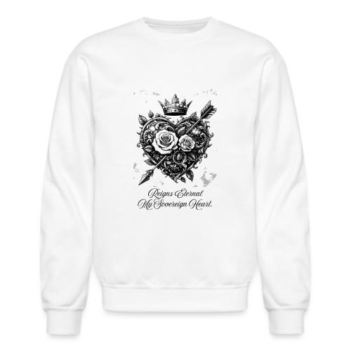 Royal Heart T-Shirt, Mug, & Leggings - Unisex Crewneck Sweatshirt